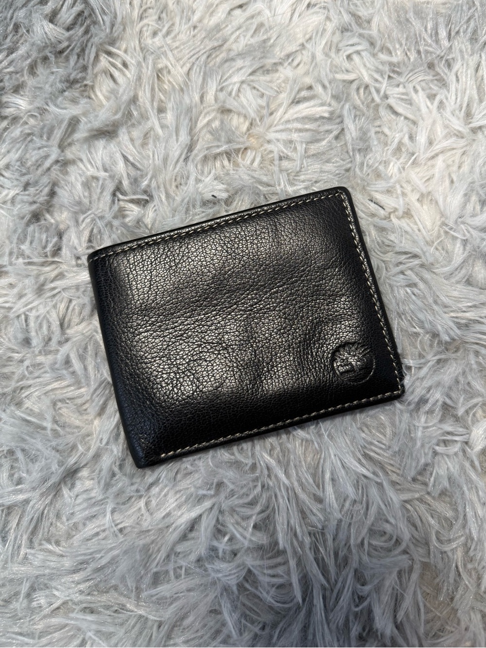 Timberland Classic Black Genuine Leather Bifold Wallet